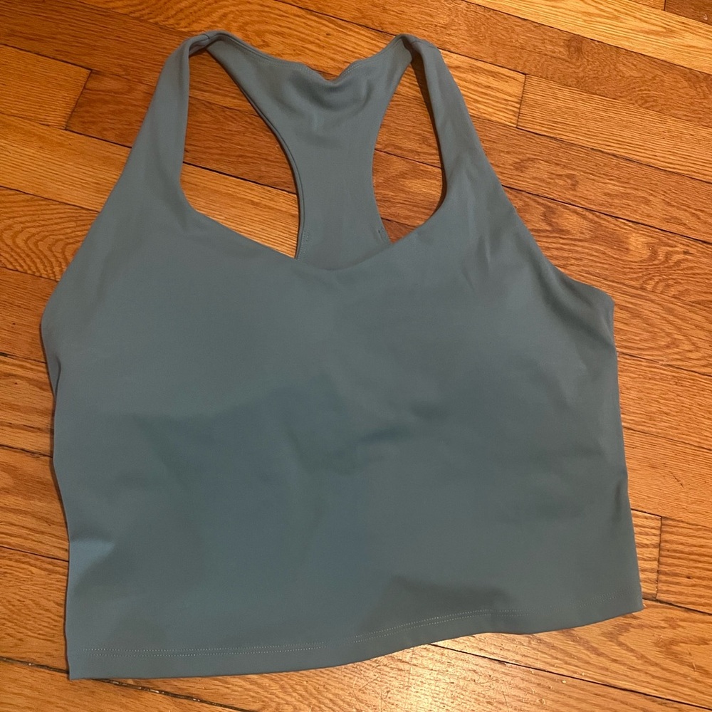 Fabletics Built in Bra Racerback Crop Tank